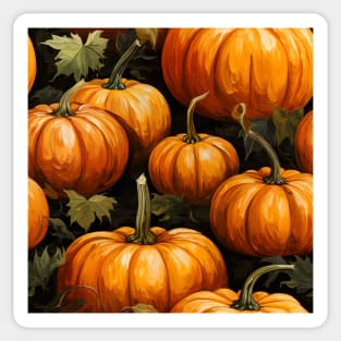 Pumpkin Pattern 15 Sticker